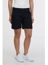 Sam 73 Čierne dámske capri šortky SAM 73 Aurora