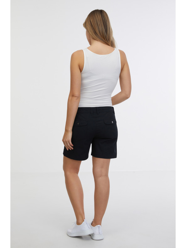 Sam 73 Čierne dámske capri šortky SAM 73 Aurora