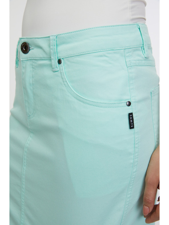 Sam 73 Tyrkysová dámska džínsová sukňa SAM 73 Belén