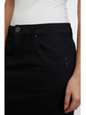 Sam 73 Čierna dámska džínsová sukňa SAM 73 Belén