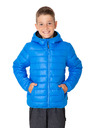 Sam 73 Modrá chlapčenská prešívaná zimná bunda s kapucňou SAM 73 Jonah
