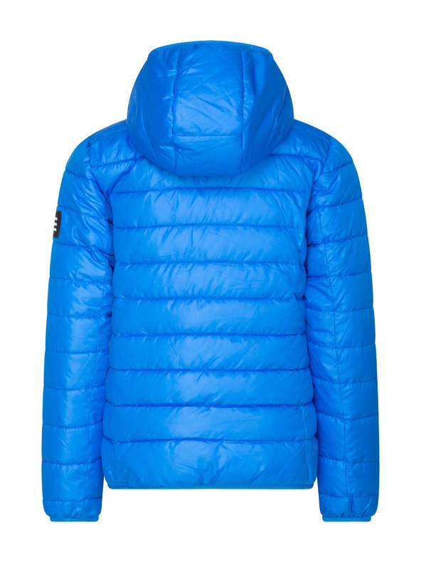 Sam 73 Modrá chlapčenská prešívaná zimná bunda s kapucňou SAM 73 Jonah