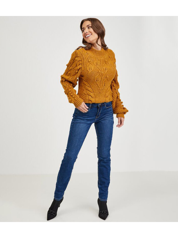 Orsay Tmavomodré dámske slim fit džínsy ORSAY