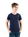 Sam 73 Tmavomodré chlapčenské tričko s vreckom SAM 73
