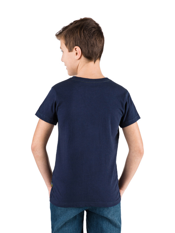 Sam 73 Tmavomodré chlapčenské tričko s vreckom SAM 73