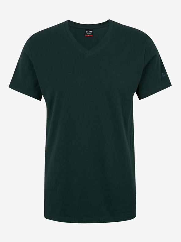 Sam 73 Tmavo zelené pánske tričko SAM 73 Blane