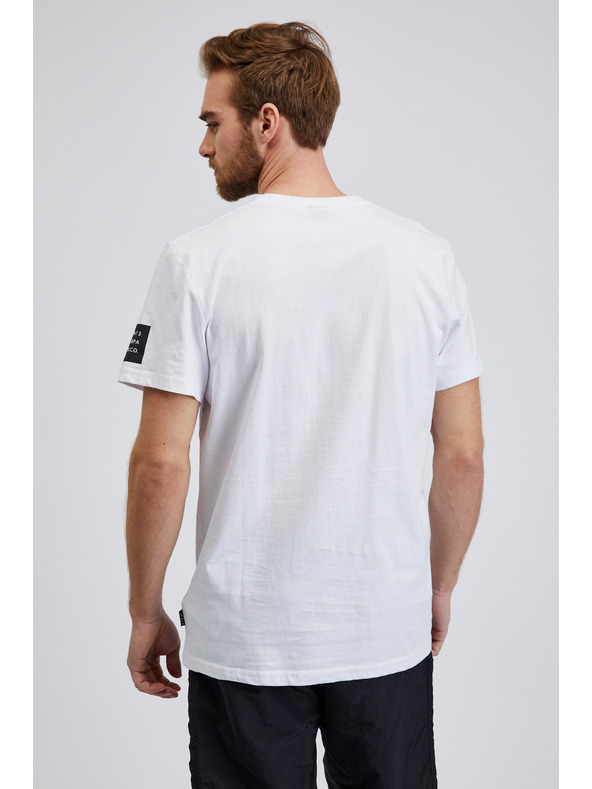 Sam 73 Biele pánske tričko SAM 73 Freddie