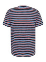 Sam 73 Tmavomodré pánske pruhované tričko SAM 73 Martin