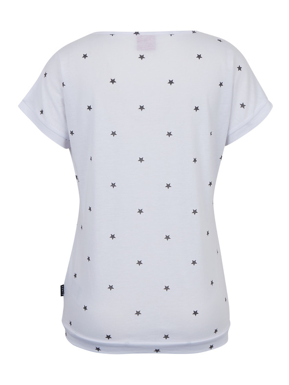 Sam 73 Biele dámske tričko so vzorom SAM 73 Roxanne