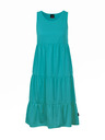 Sam 73 Tyrkysové dámske letné šaty s volánom SAM 73 Chantal