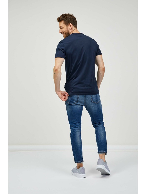 Sam 73 Tmavomodré pánske tričko SAM 73 Sepot