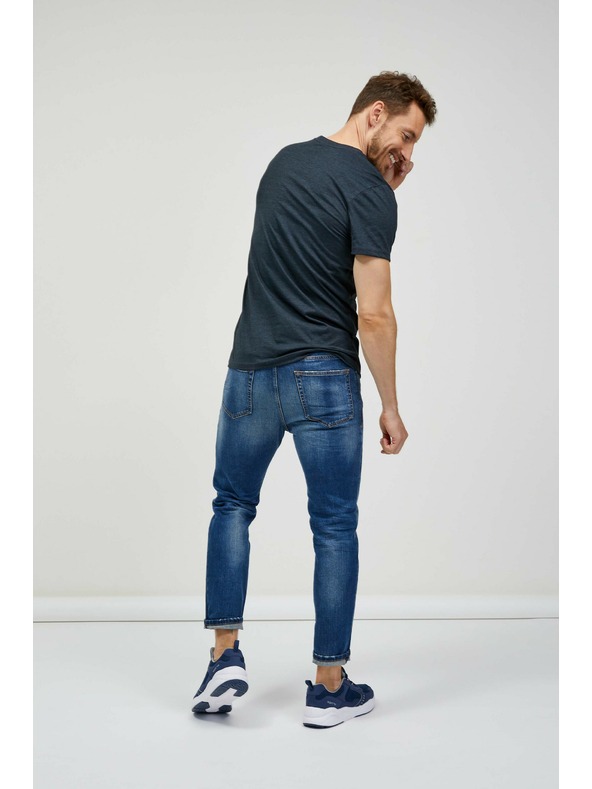 Sam 73 Tmavosivé pánske tričko SAM 73 Fenri