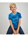 Sam 73 Modré chlapčenské bavlnené armádne tričko SAM73 Hydrus