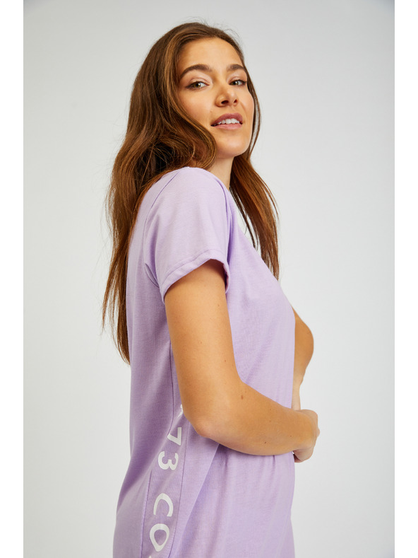 Sam 73 Svetlofialové dámske letné šaty SAM73 Delphinus