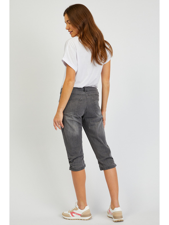 Sam 73 Šedé dámske trojštvrťové džínsy SAM73 Orion