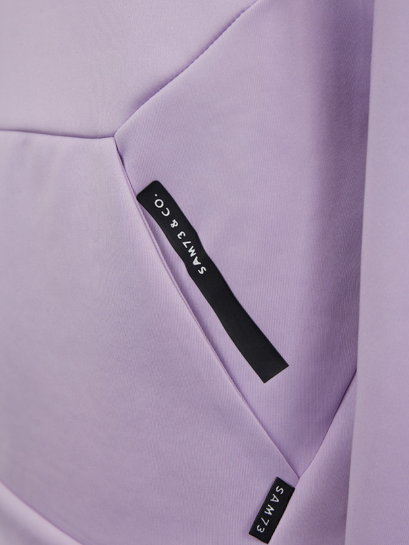 Sam 73 Svetlofialová dievčenská mikina s kapucňou SAM73 Virgo