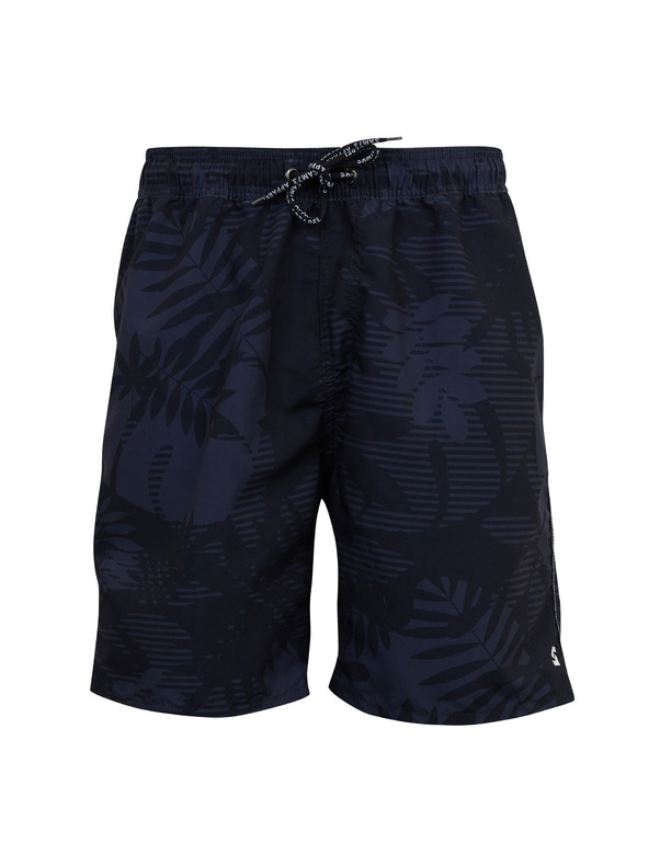 Sam 73 Tmavomodré pánske vzorované plavky SAM73 Leo