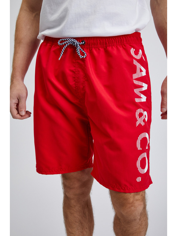 Sam 73 Červené pánske plavky SAM73 Pegasus