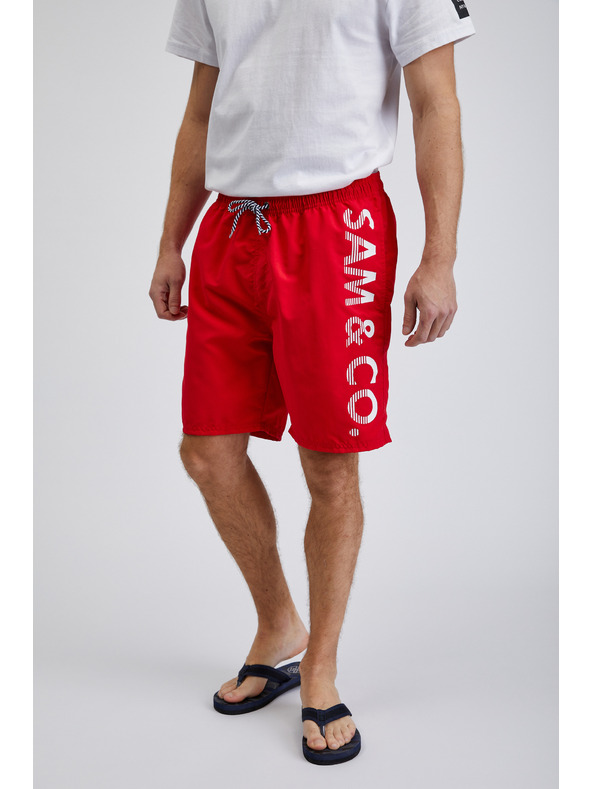 Sam 73 Červené pánske plavky SAM73 Pegasus