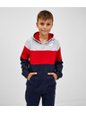 Sam 73 Modro-červená chlapčenská mikina SAM 73 Leael