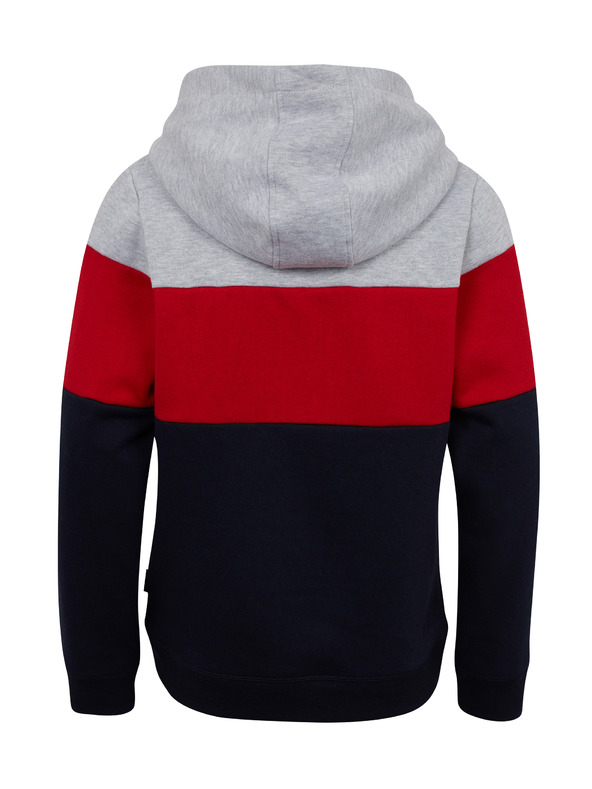 Sam 73 Modro-červená chlapčenská mikina SAM 73 Leael