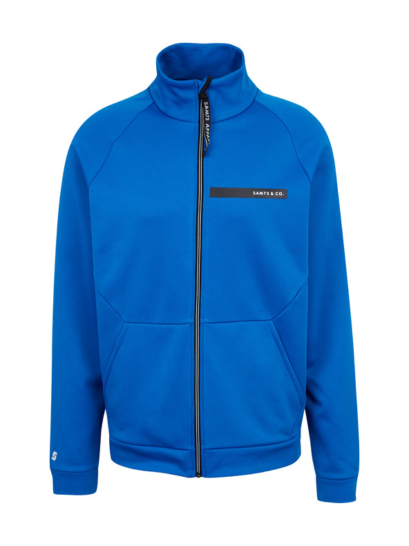 Sam 73 Modrá pánska mikina na zips SAM 73 Darth