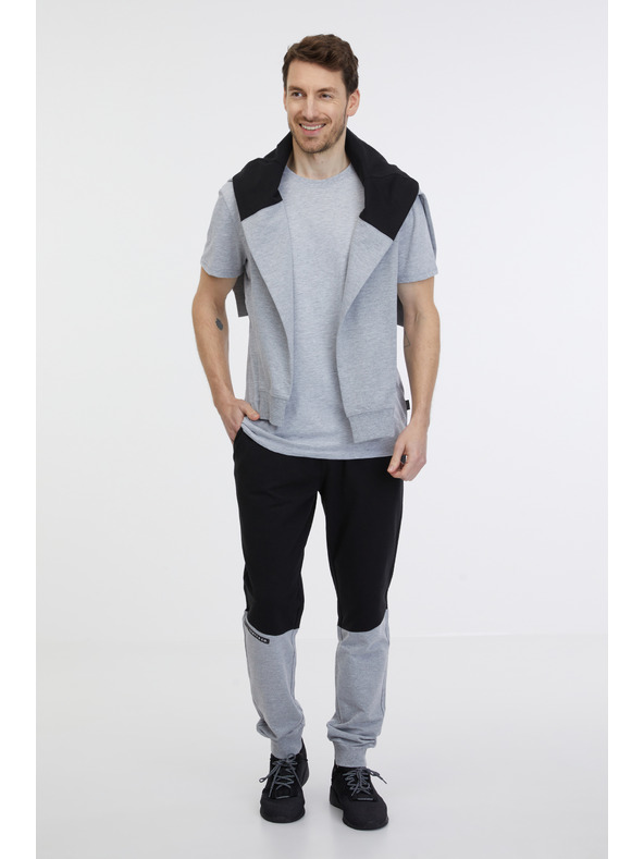 Sam 73 Svetlošedé pánske tričko SAM 73 Fabio