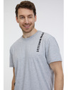 Sam 73 Svetlošedé pánske tričko SAM 73 Fabio