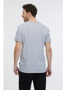 Sam 73 Svetlošedé pánske tričko SAM 73 Fabio