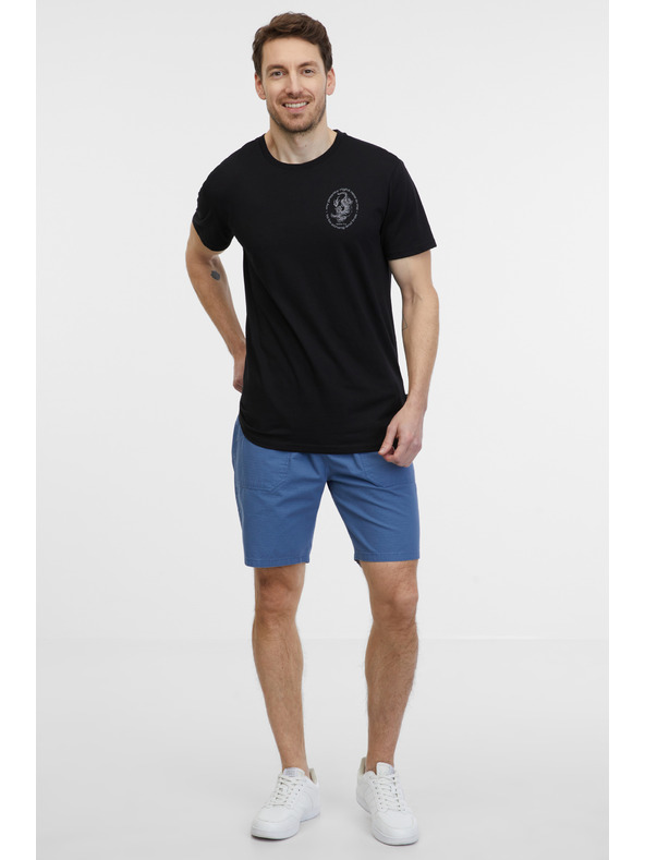 Sam 73 Čierne pánske tričko SAM 73 Felipe