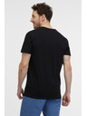 Sam 73 Čierne pánske tričko SAM 73 Felipe