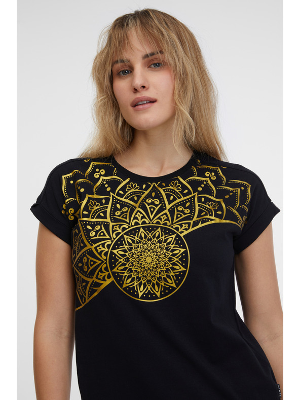 Sam 73 Čierne dámske tričko SAM 73 Milagros