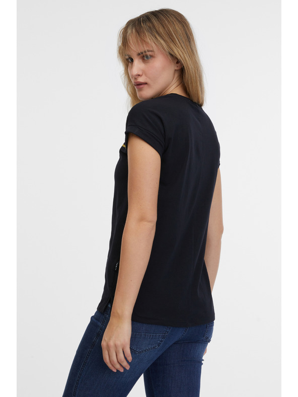 Sam 73 Čierne dámske tričko SAM 73 Milagros