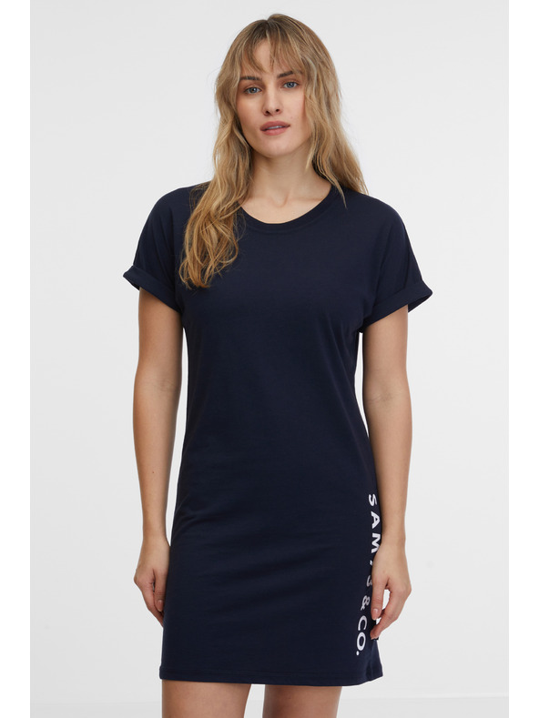 Sam 73 Tmavomodré dámske šaty SAM 73 Dalia