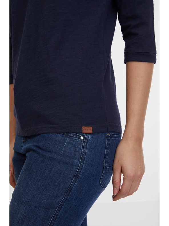 Sam 73 Tmavomodré dámske tričko SAM 73 Nevada