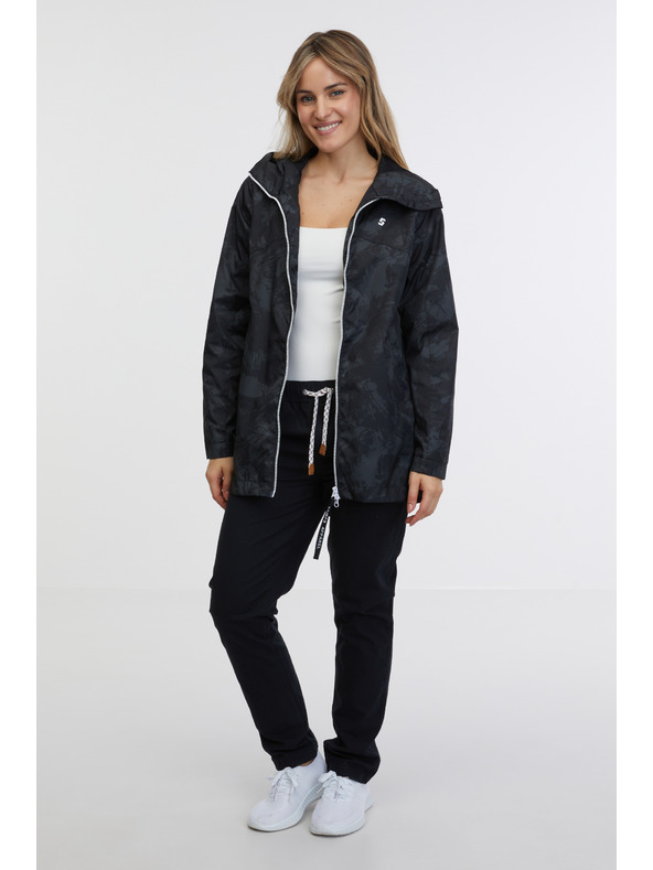 Sam 73 Čierna dámska vzorovaná parka SAM 73 Alexia