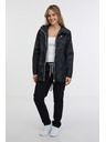 Sam 73 Čierna dámska vzorovaná parka SAM 73 Alexia