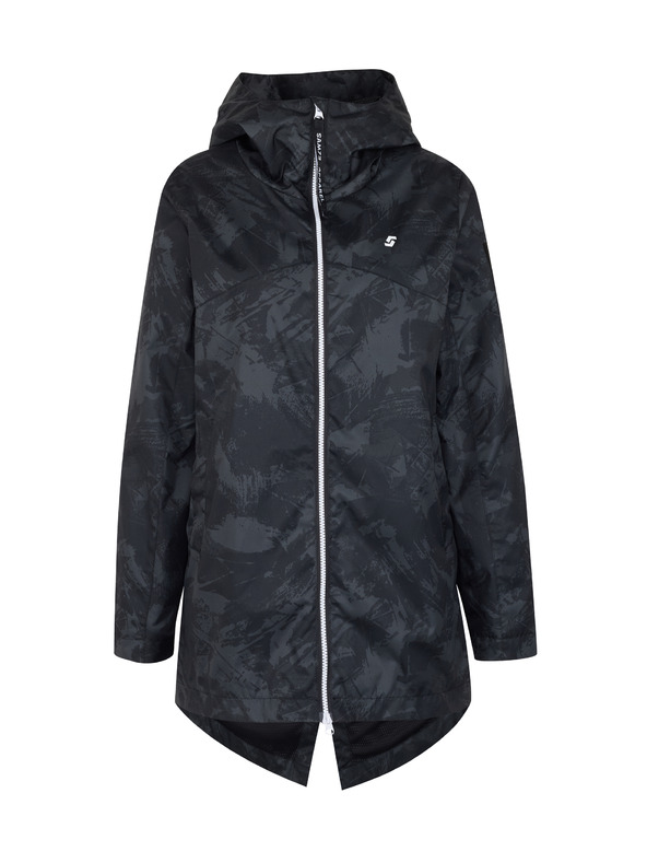 Sam 73 Čierna dámska vzorovaná parka SAM 73 Alexia