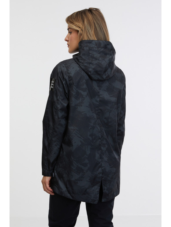 Sam 73 Čierna dámska vzorovaná parka SAM 73 Alexia