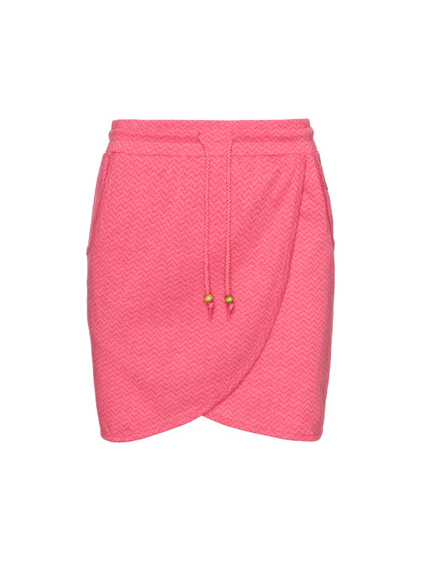 Sam 73 Ružová dámska sukňa so zaväzovaním SAM 73