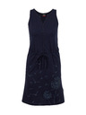 Sam 73 Tmavomodré dámske vzorované krátke šaty SAM 73 Blanche