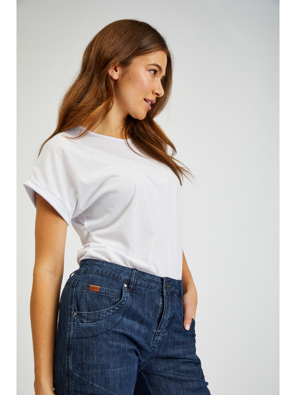 Sam 73 Tmavomodré dámske trojštvrťové džínsy SAM73 Orion