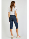 Sam 73 Tmavomodré dámske trojštvrťové džínsy SAM73 Orion