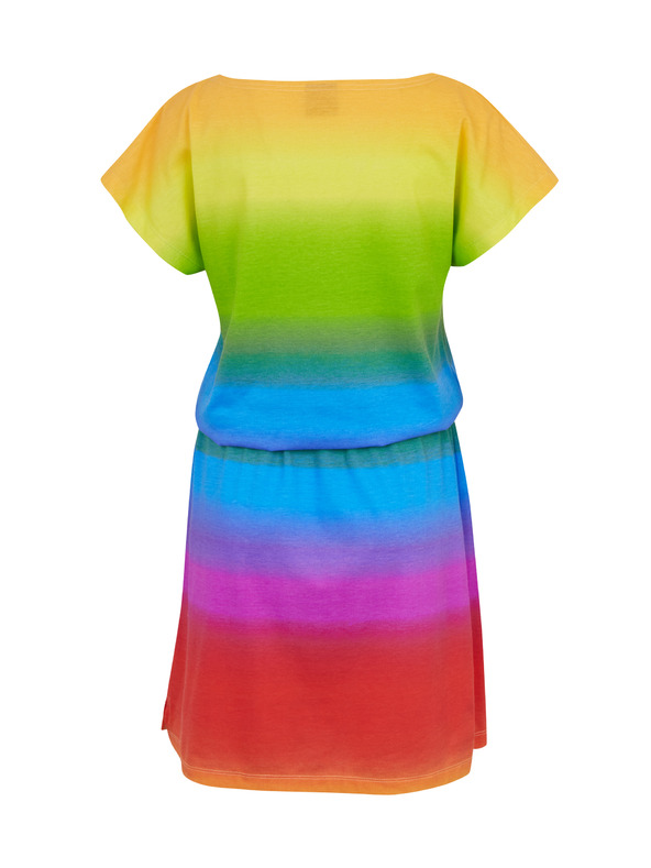 Sam 73 Modro-žlté dámske šaty SAM73 Fena