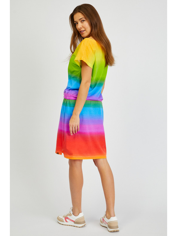 Sam 73 Modro-žlté dámske šaty SAM73 Fena