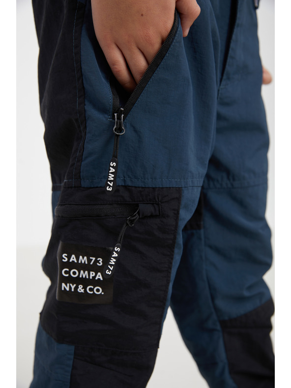 Sam 73 Tmavomodré chlapčenské nohavice SAM 73 Kudrnka