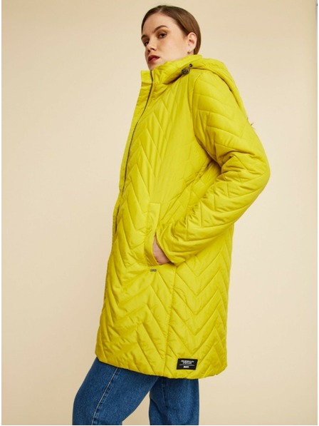 ZOOT.lab Zelenožltý dámsky prešívaný kabát ZOOT.lab Molly
