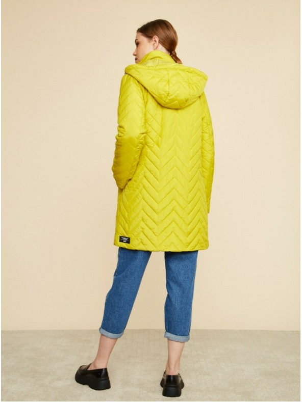 ZOOT.lab Zelenožltý dámsky prešívaný kabát ZOOT.lab Molly