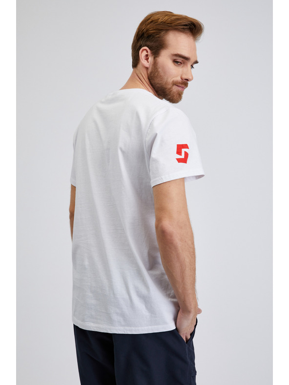 Sam 73 Biele pánske tričko SAM 73 Vincent