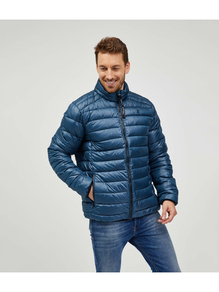 Sam 73 Tmavomodrá pánska prešívaná bunda SAM 73 Otto